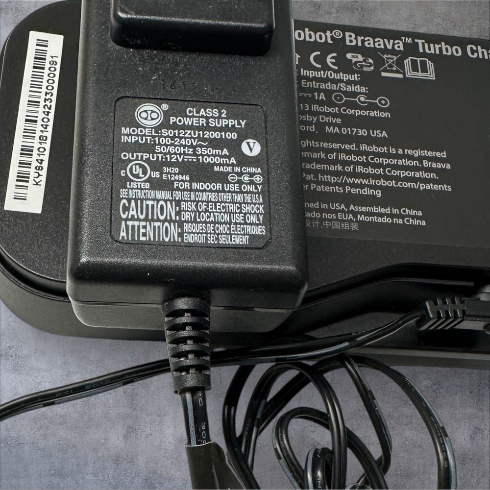 Genuine iRobot‎ Braava 380 Turbo Charge Cradle & Adapter - Picture 4 of 4